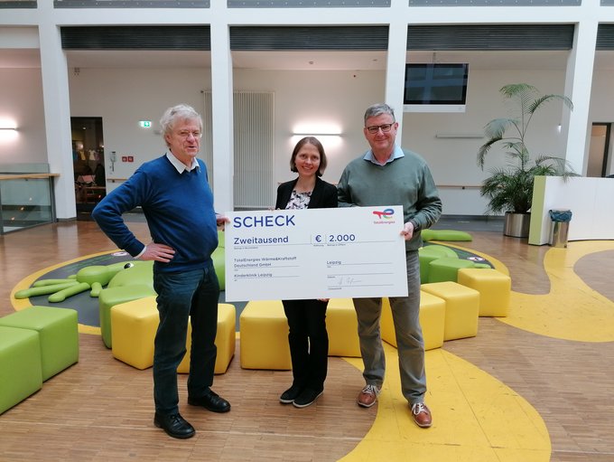 Mit einer Spende von 2.000 Euro wird die wichtige Arbeit des Kinderhospizes Leipzig gefördert.