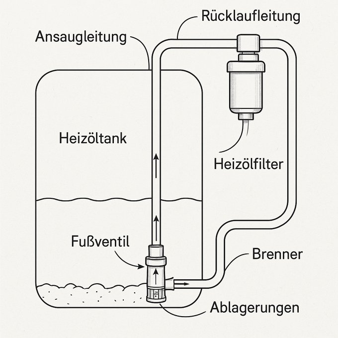 Aufbau einer Heizölanlage