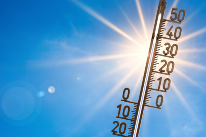 Hohe Temperaturen